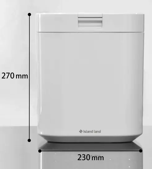 パリパリキューPPC-15のサイズを示した写真