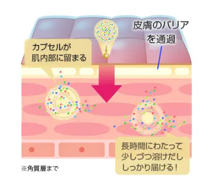 ラップリフトネックの独自技術「バランシングナノ」の解説画像