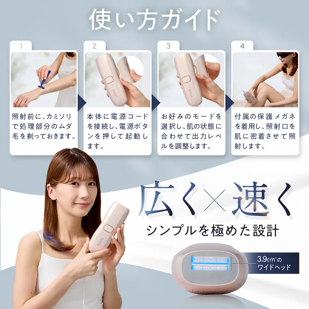 BEPLEA(ビープレア)の使い方ガイドの図